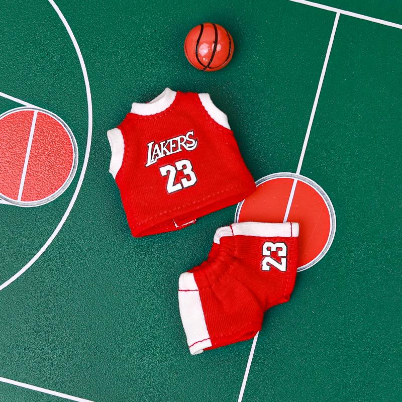 OB11 Doll No. 23 Basketball Jersey Short Sleeve Shorts Set Four Colors, BJD Clothing 1/12 GSC Body Set Doll Model Dress Up OB11
OB11 Doll No. 23 Basketball Jersey Short Sleeve Shorts Set Four Colors, BJD Clothing 1/12 GSC Body Set Doll Model Dress Up OB11