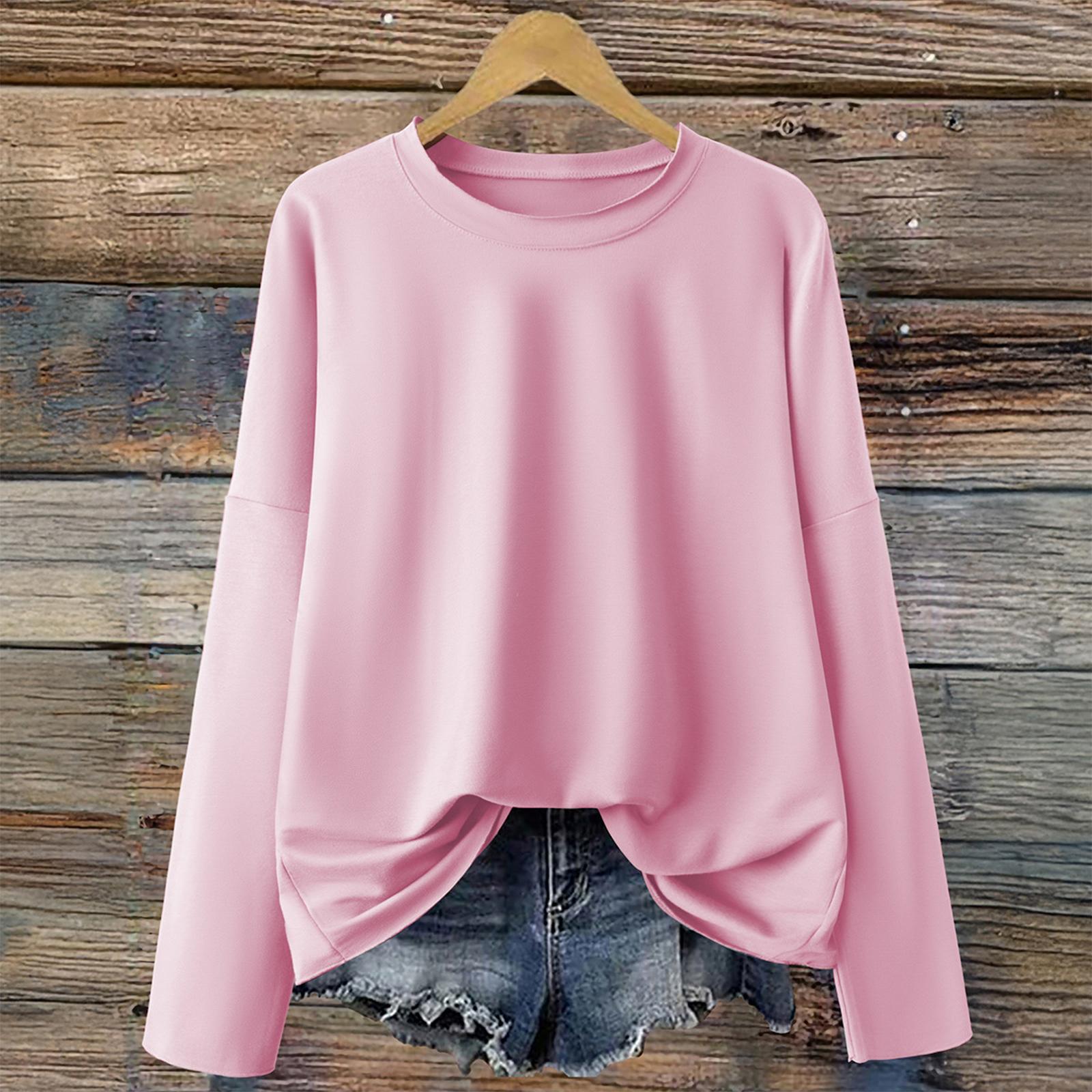 Женская модная однотонная толстовка с круглым вырезом и длинными рукавами в спортивном повседневном стиле S розовый
Женская модная однотонная толстовка с круглым вырезом и длинными рукавами в спортивном повседневном стиле S розовый