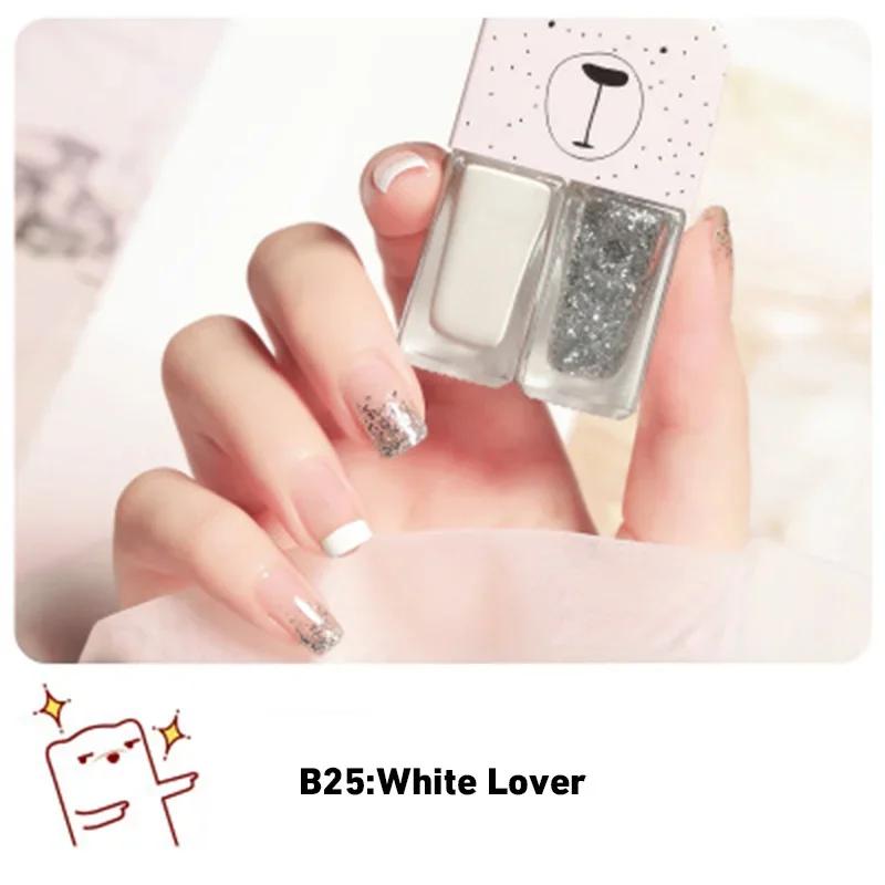 Двухцветный лак для ногтей без запекания, быстросохнущий, долговечный, телесного цвета, лак для ногтей на водной основе, студенческий премиум-класс, белый прозрачный цвет, хит 2024 года.
Двухцветный лак для ногтей без запекания, быстросохнущий, долговечный, телесного цвета, лак для ногтей на водной основе, студенческий премиум-класс, белый прозрачный цвет, хит 2024 года.