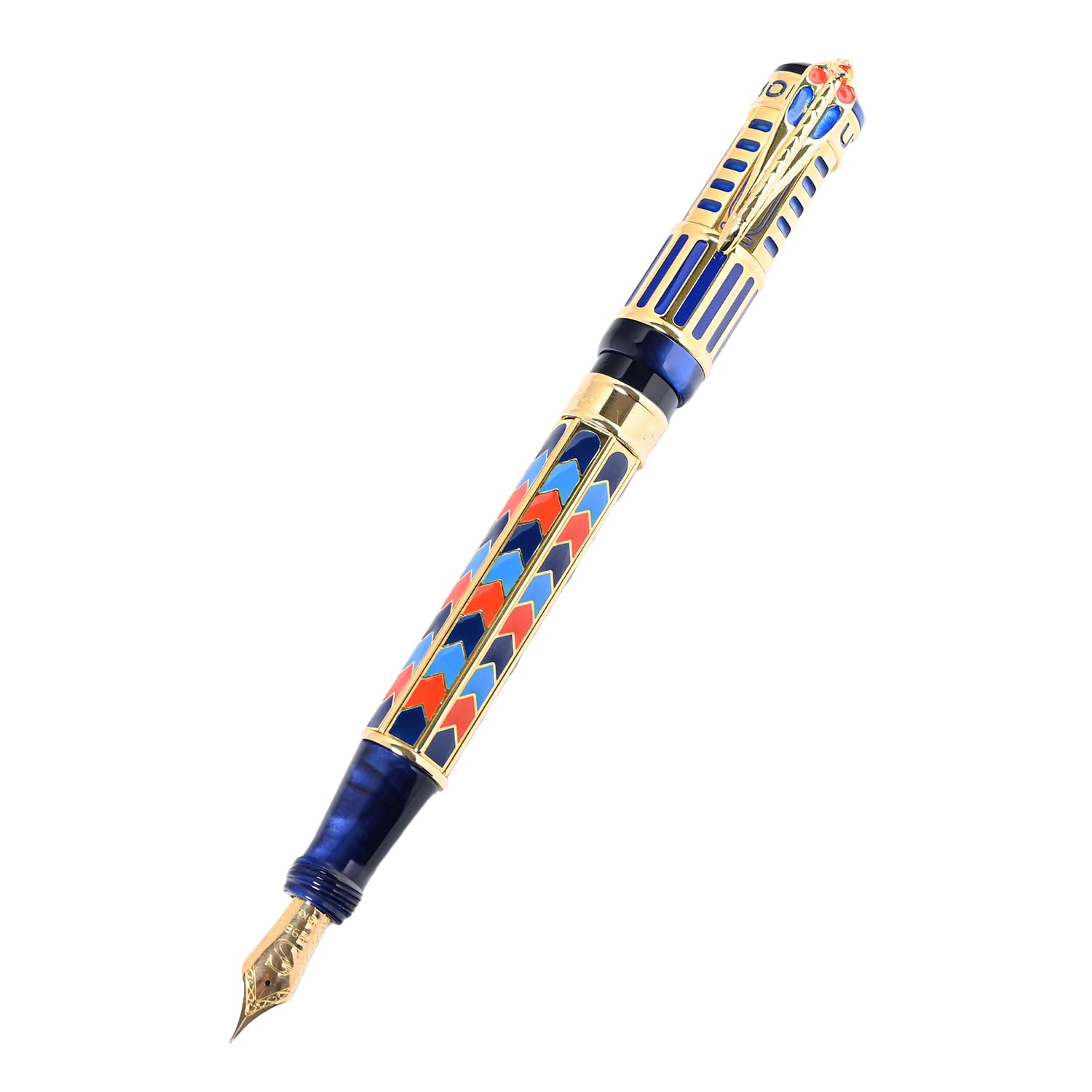 SANTINI SANTINI Fountain Pen Tutankhamun Gold x Multicolor XF EF World Limited 88 Writing Instruments Luxury MADE IN ITALY Santini
SANTINI SANTINI Fountain Pen Tutankhamun Gold x Multicolor XF EF World Limited 88 Writing Instruments Luxury MADE IN ITALY Santini