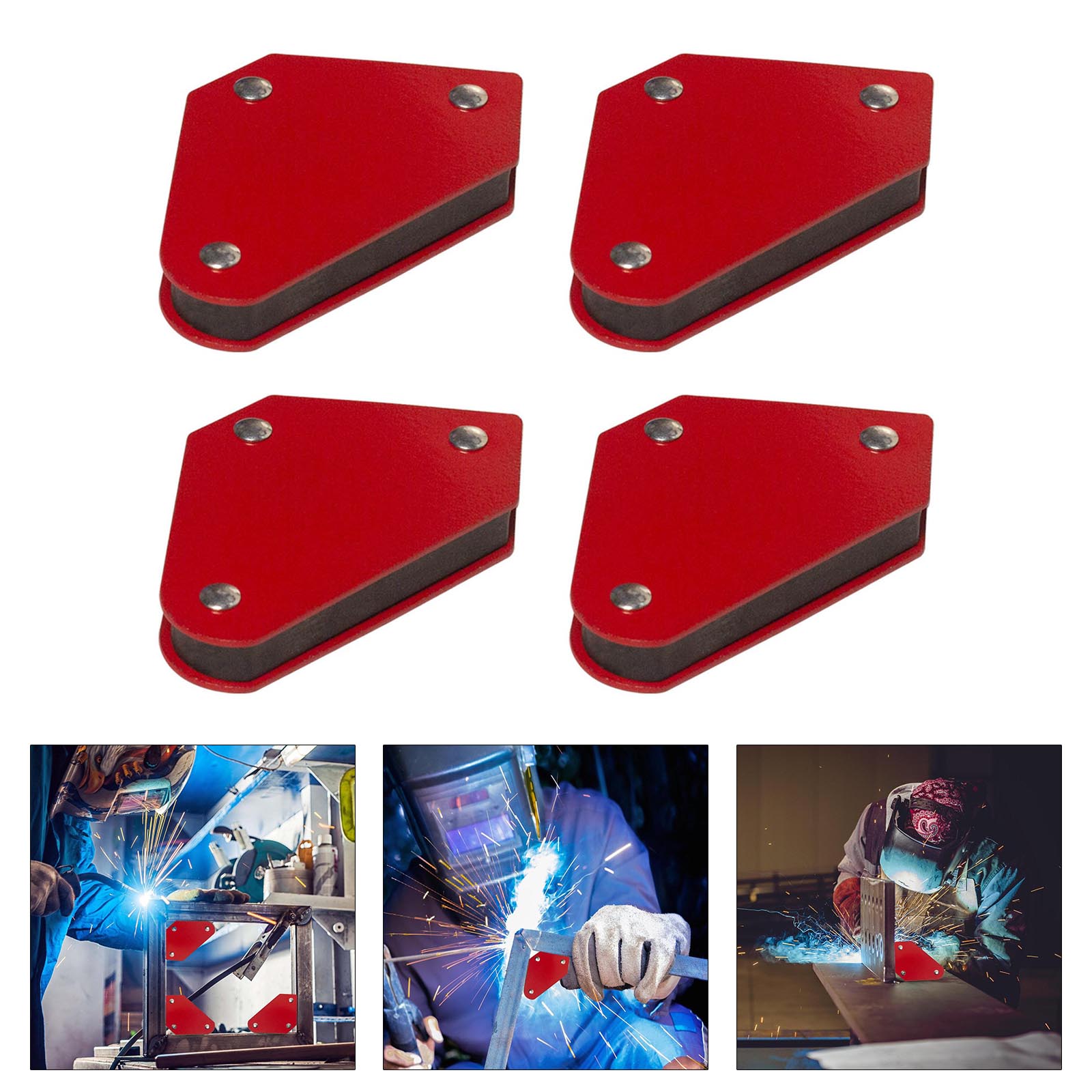 4Pcs Welding Magnet Holder Set Multiple Angles Magnetic Welding Clamps set for Secure Positioning at 45/90/135 Degrees
4Pcs Welding Magnet Holder Set Multiple Angles Magnetic Welding Clamps set for Secure Positioning at 45/90/135 Degrees