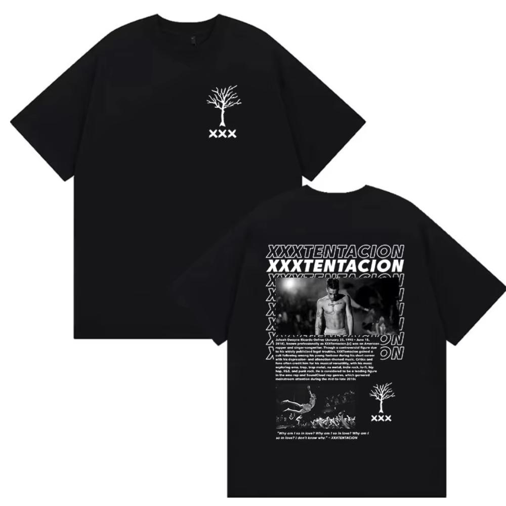 Rapper XXXTentacion Album Graphic T Shirt Unisexs Vintage Gothic Loose Clothing Tshirts Hip Hop Short Sleeve Cotton Tshirts S
Rapper XXXTentacion Album Graphic T Shirt Unisexs Vintage Gothic Loose Clothing Tshirts Hip Hop Short Sleeve Cotton Tshirts S