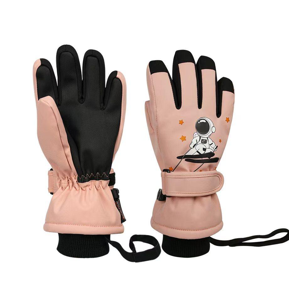 Children s ski gloves thickened warm windproof waterproof winter play snow cute pattern ski children s five-finger gloves L
Children s ski gloves thickened warm windproof waterproof winter play snow cute pattern ski children s five-finger gloves L