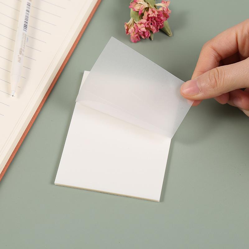 50 Sheets Transparent Sticky Notes Scrapes Stickers Note Pads Posted it Paper Clear Notepad School Stationery Office Supplies
50 Sheets Transparent Sticky Notes Scrapes Stickers Note Pads Posted it Paper Clear Notepad School Stationery Office Supplies