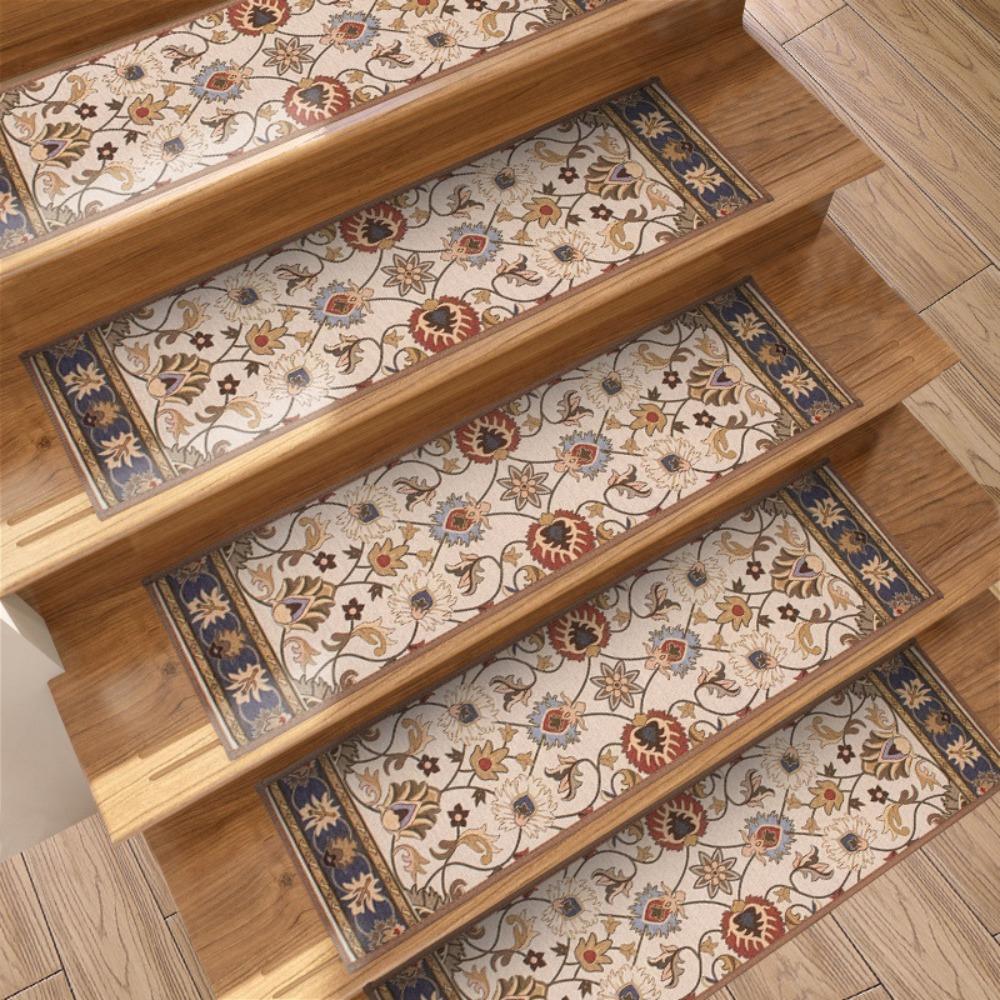Home Deco Non-Slip Stair Treads 8x30 Inch Self-adhesive Carpet European Style Reusable Stair Runner Rugs for Most Steps
Home Deco Non-Slip Stair Treads 8x30 Inch Self-adhesive Carpet European Style Reusable Stair Runner Rugs for Most Steps