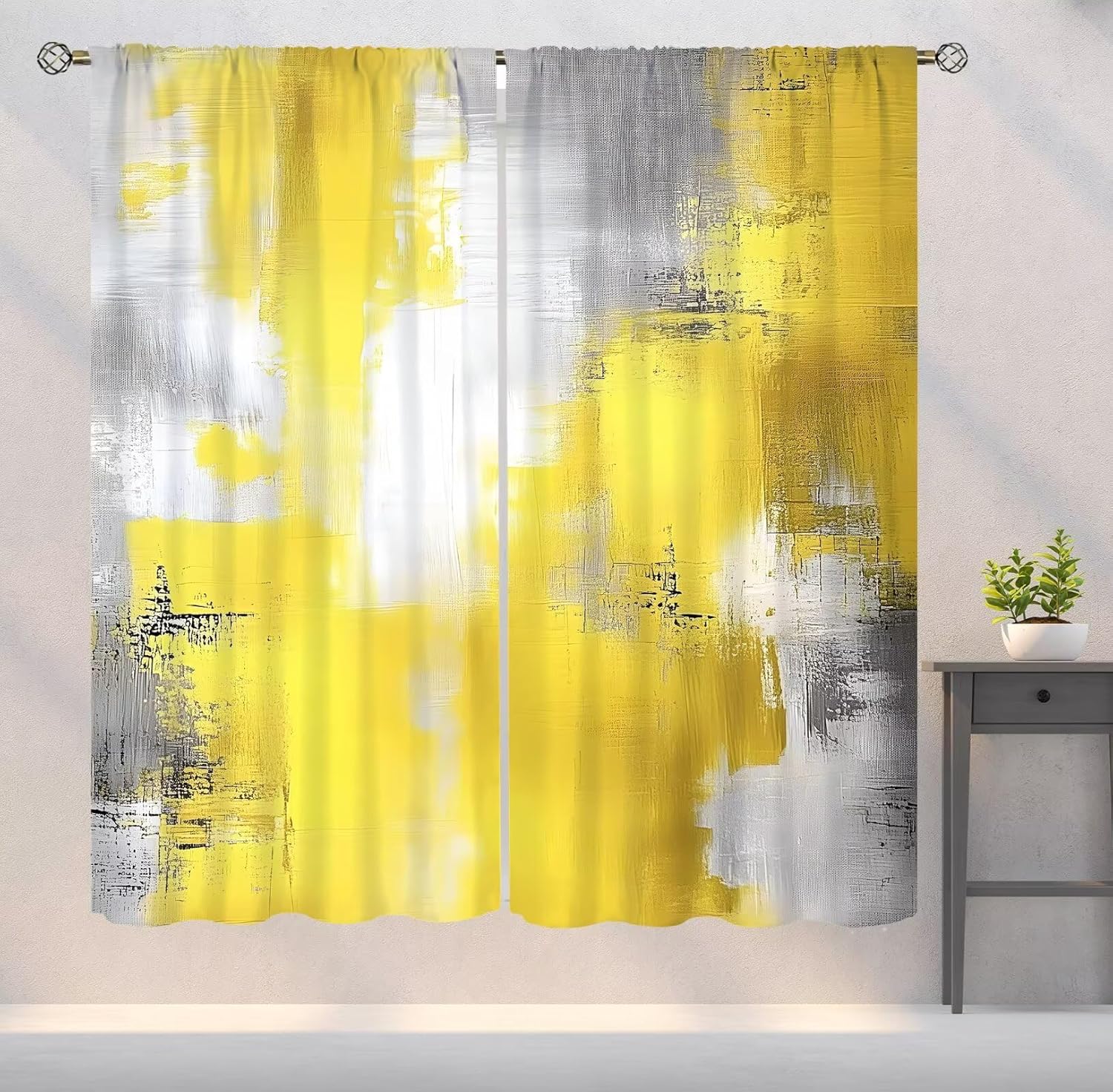 Abstract Burnt Orange Blackout Curtains,Retro Orange Grey Ombre Minimalist Oil Art Printed Window Drapes For Bedroom Living Room W60H190(CM)-1 Pcs
Abstract Burnt Orange Blackout Curtains,Retro Orange Grey Ombre Minimalist Oil Art Printed Window Drapes For Bedroom Living Room W60H190(CM)-1 Pcs