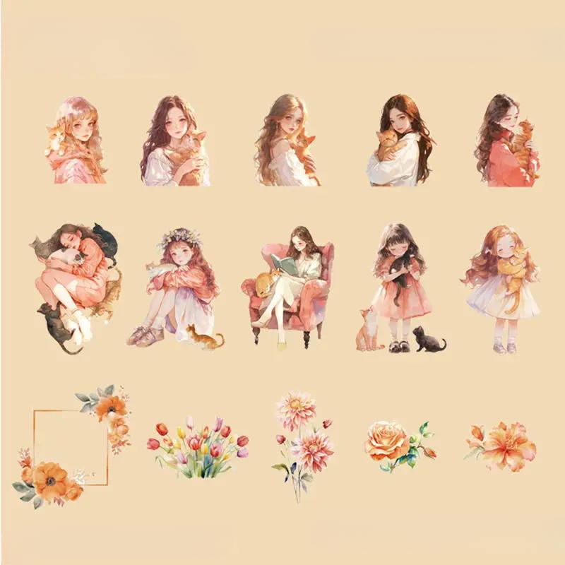30 шт. Романтичные модные и милые наклейки на тему девушки из ПЭТ-материала, водонепроницаемые и износостойкие, для коллажа, канцелярских принадлежностей, стаканчиков
30 шт. Романтичные модные и милые наклейки на тему девушки из ПЭТ-материала, водонепроницаемые и износостойкие, для коллажа, канцелярских принадлежностей, стаканчиков