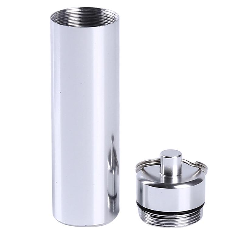 Waterproof Aluminum Box Case Medicine Bottle Toothpick Holder Keychain Container Toothpick Storage Box Toothpick Dispenser
Waterproof Aluminum Box Case Medicine Bottle Toothpick Holder Keychain Container Toothpick Storage Box Toothpick Dispenser