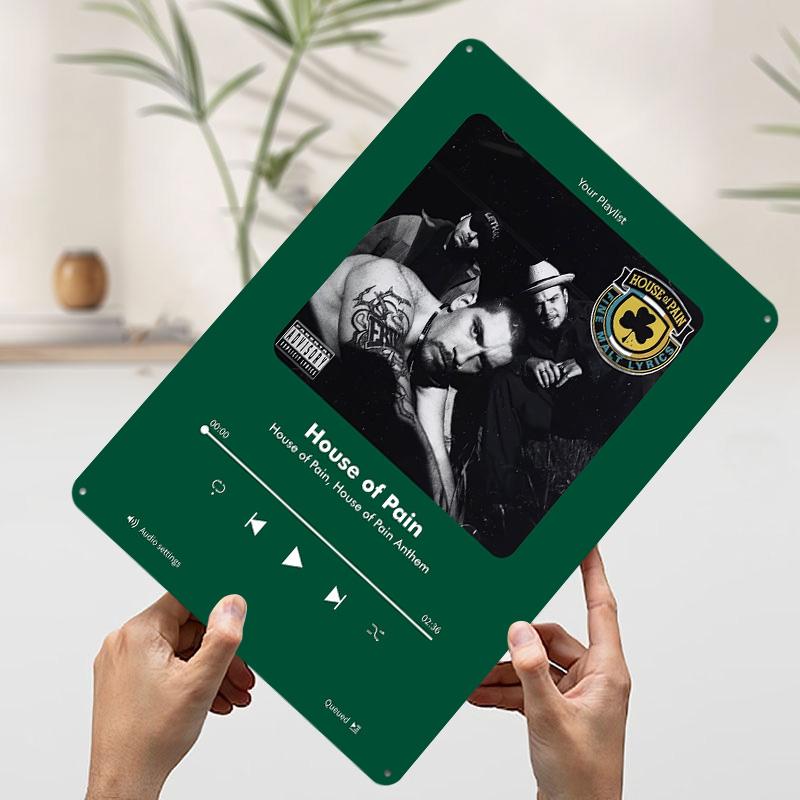 House of Pain Music Player Metal Poster Customized Wall Art Retro Vintage Tinplate Signs for Decoration Garage Decorations Decor 7.9x11.8In(20x30cm)
House of Pain Music Player Metal Poster Customized Wall Art Retro Vintage Tinplate Signs for Decoration Garage Decorations Decor 7.9x11.8In(20x30cm)