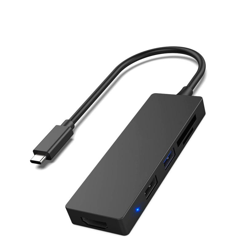 USB-концентратор USB C Type-c 5-в-1, совместимый с многопортовым адаптером Forhdmi 4k, совместимый с USB2.0/3.0 кард-ридер Forhdmi
USB-концентратор USB C Type-c 5-в-1, совместимый с многопортовым адаптером Forhdmi 4k, совместимый с USB2.0/3.0 кард-ридер Forhdmi