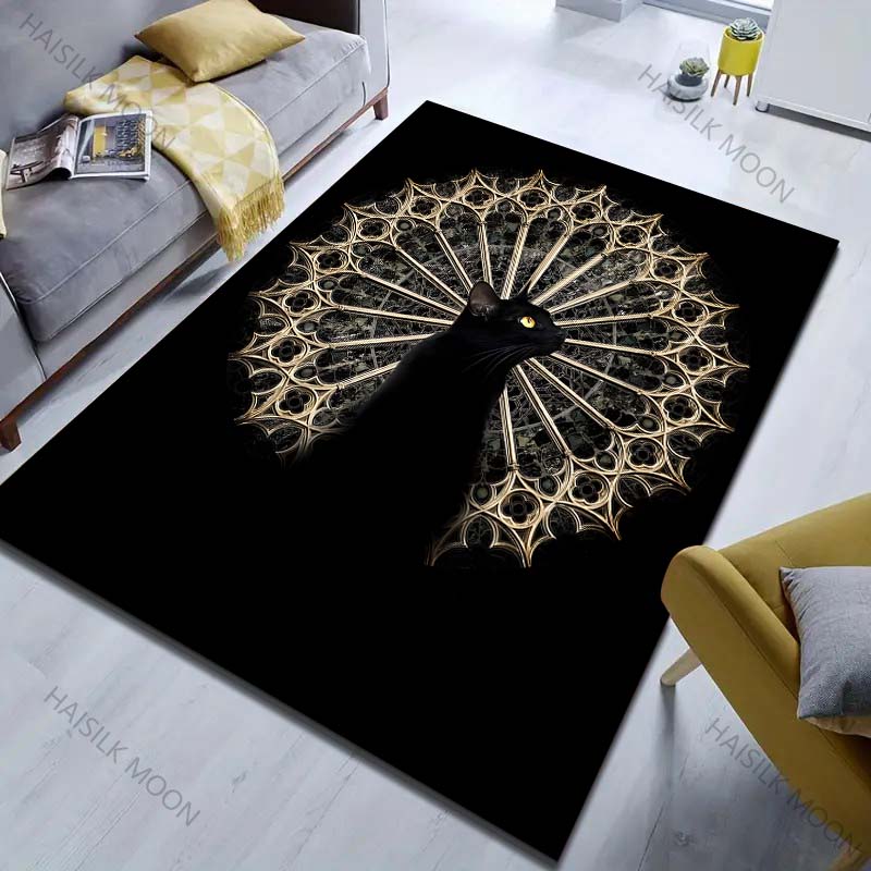 Multiple sizes Black Cat Gothic Pattern Carpet for Living Room Bedroom Sofa Home Decor Non-slip Floor Mat Luxury Gift 40cm x 60cm
Multiple sizes Black Cat Gothic Pattern Carpet for Living Room Bedroom Sofa Home Decor Non-slip Floor Mat Luxury Gift 40cm x 60cm