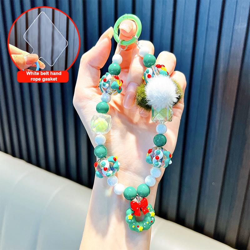 Різдвяний бісерний ремінець для телефону Каваї Різдвяний ланцюжок для мобільного телефону Браслет Брелок Захист від втрати Підвіски для чохла мобільного телефону Підвіска для камери зелений
Різдвяний бісерний ремінець для телефону Каваї Різдвяний ланцюжок для мобільного телефону Браслет Брелок Захист від втрати Підвіски для чохла мобільного телефону Підвіска для камери зелений