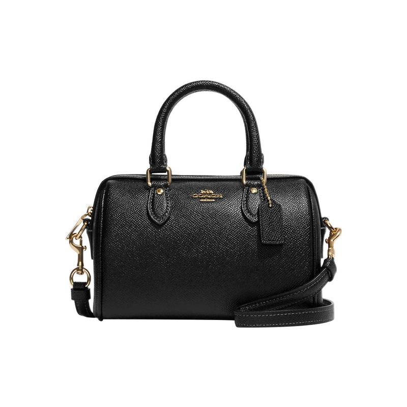 COACH Rowan 18 zipper closure cross-grain leather hand-held crossbody bag small women s black чорний
COACH Rowan 18 zipper closure cross-grain leather hand-held crossbody bag small women s black чорний
