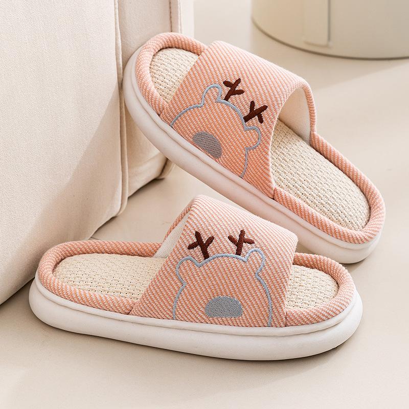 Ощущение наступания на какашку Детские льняные тапочки Женские домашние тапочки на толстой подошве для пар из хлопка и льна Классные летние мужские тапочки 40-41
Ощущение наступания на какашку Детские льняные тапочки Женские домашние тапочки на толстой подошве для пар из хлопка и льна Классные летние мужские тапочки 40-41