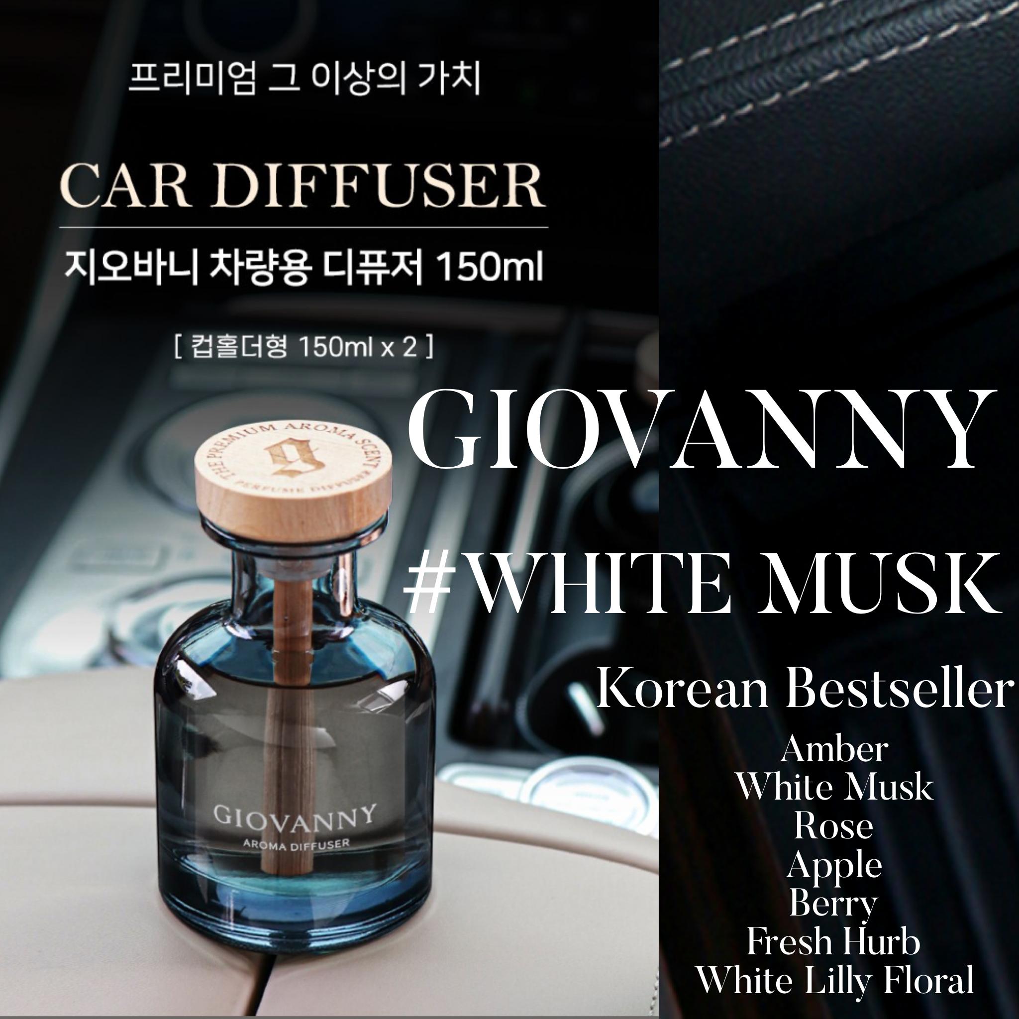 GIOVANNY Корейский автомобильный аромадиффузор Double Edition, 150 мл x 2 шт. White Musk 150ml x 2
GIOVANNY Корейский автомобильный аромадиффузор Double Edition, 150 мл x 2 шт. White Musk 150ml x 2