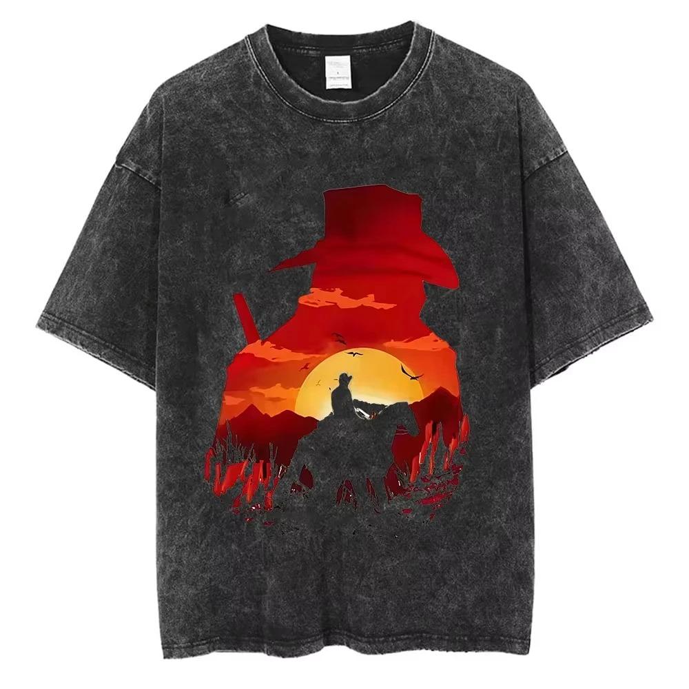 Oversized Acid-Wash Vintage Short-Sleeve T-Shirt Featuring Red Dead Redemption 2 Arthur Morgan Retro Bootleg-Style Collage Graphic Print XXXL
Oversized Acid-Wash Vintage Short-Sleeve T-Shirt Featuring Red Dead Redemption 2 Arthur Morgan Retro Bootleg-Style Collage Graphic Print XXXL