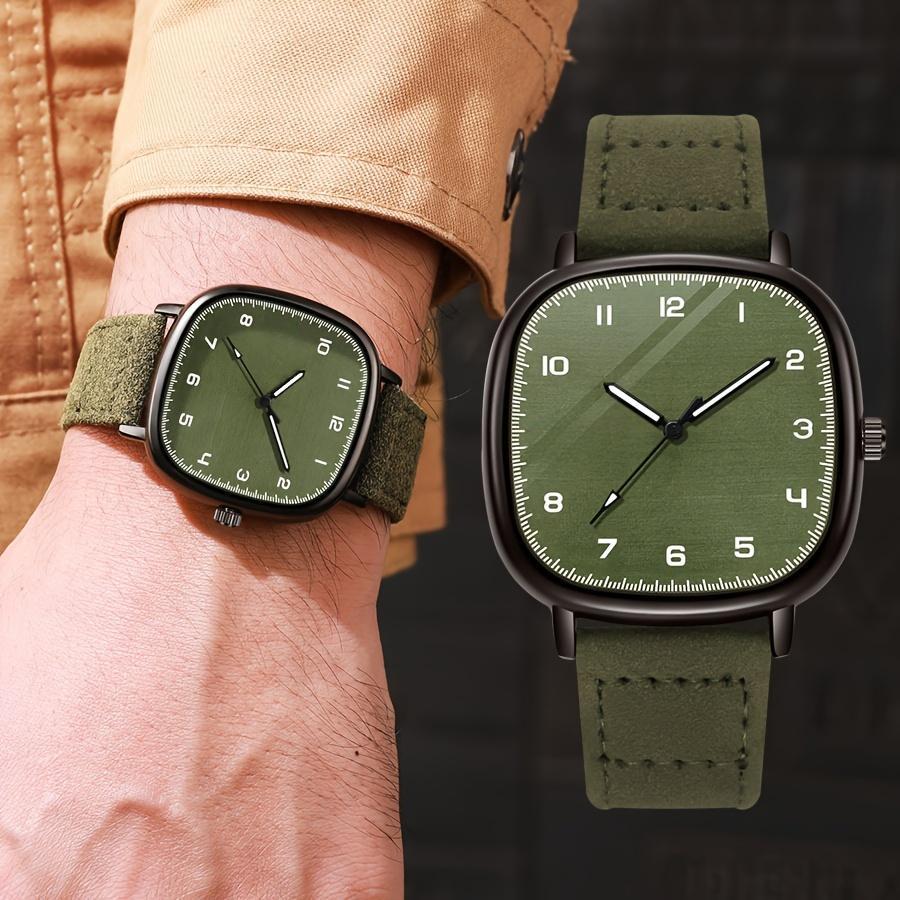 Прочные винтажные мужские кварцевые часы Army Green - стильные спортивные часы с прочным кварцевым механизмом чёрный
Прочные винтажные мужские кварцевые часы Army Green - стильные спортивные часы с прочным кварцевым механизмом чёрный