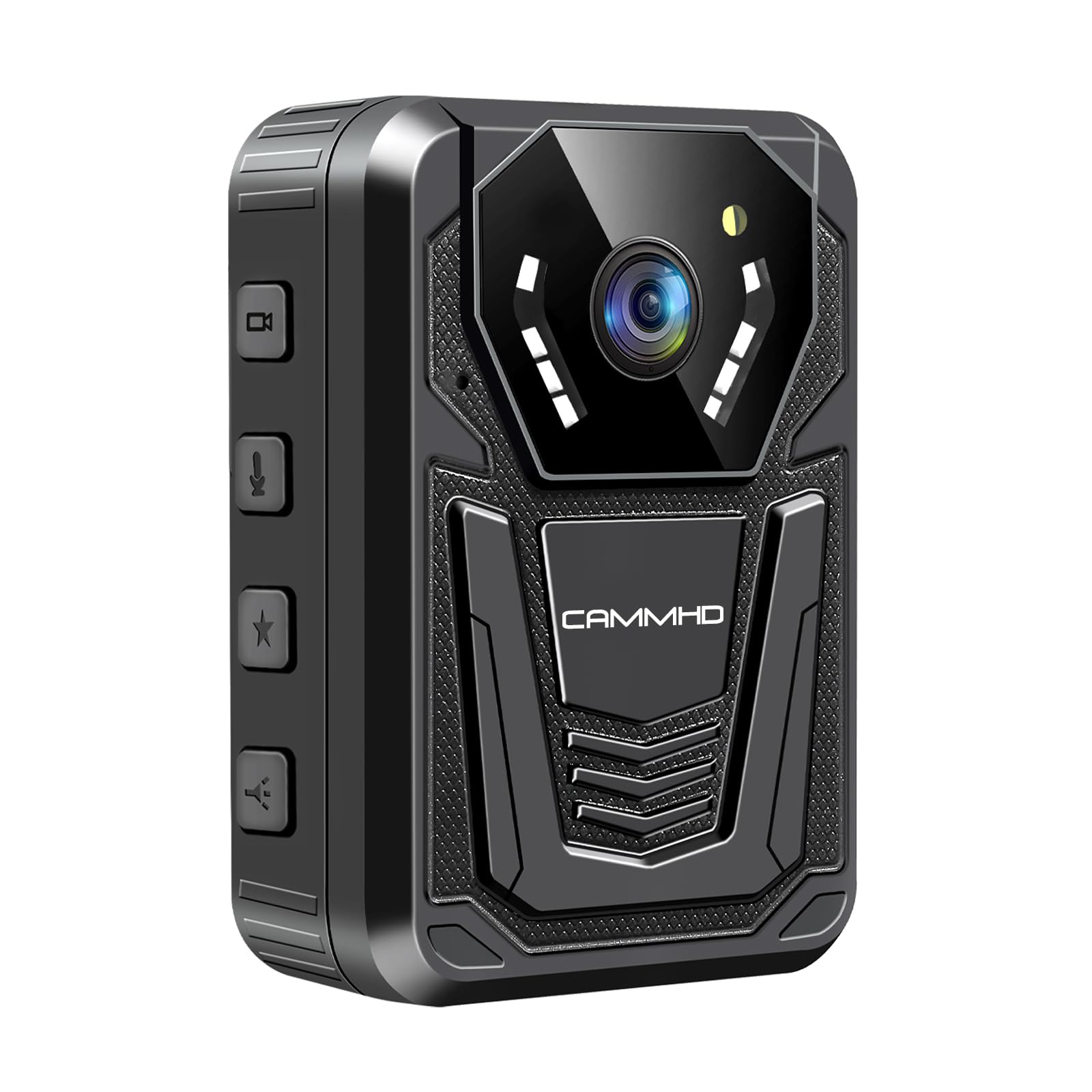 CAMMHD 4K Quality Body Camera Security Camera 128GB 3400mAh 12 Hours Continuous Use One Touch Recording Motion Detection Loop Recording Infrared Night
CAMMHD 4K Quality Body Camera Security Camera 128GB 3400mAh 12 Hours Continuous Use One Touch Recording Motion Detection Loop Recording Infrared Night