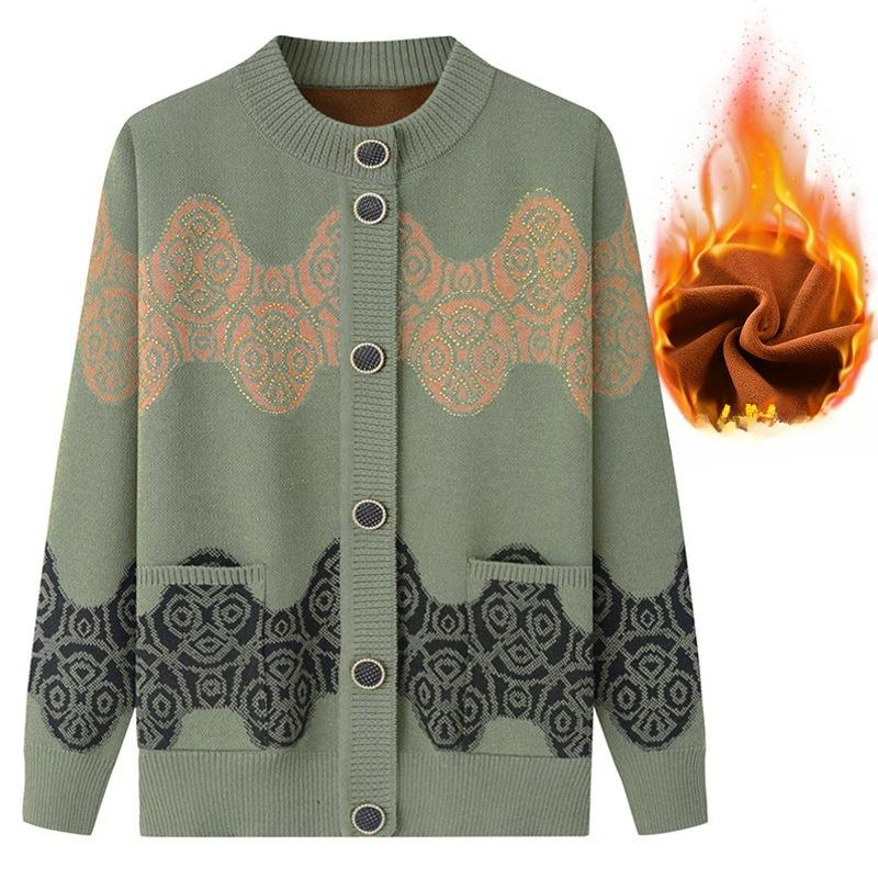 Женский свитер-жакет на осень и зиму, толстый кардиган с плюшем, весенний топ L зелёный
Женский свитер-жакет на осень и зиму, толстый кардиган с плюшем, весенний топ L зелёный