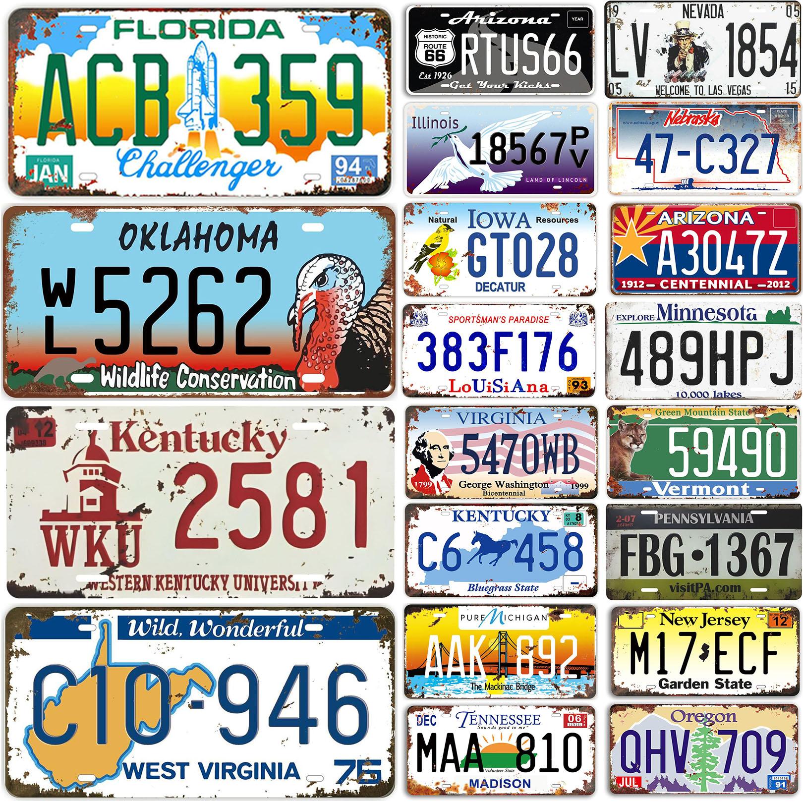 Florida License Plates for Wall Art Decoration Metal Tin Signs Vintage Tags Metal Automotive Signs For Cafe Bar Club Garage Pubs 15x30cm
Florida License Plates for Wall Art Decoration Metal Tin Signs Vintage Tags Metal Automotive Signs For Cafe Bar Club Garage Pubs 15x30cm