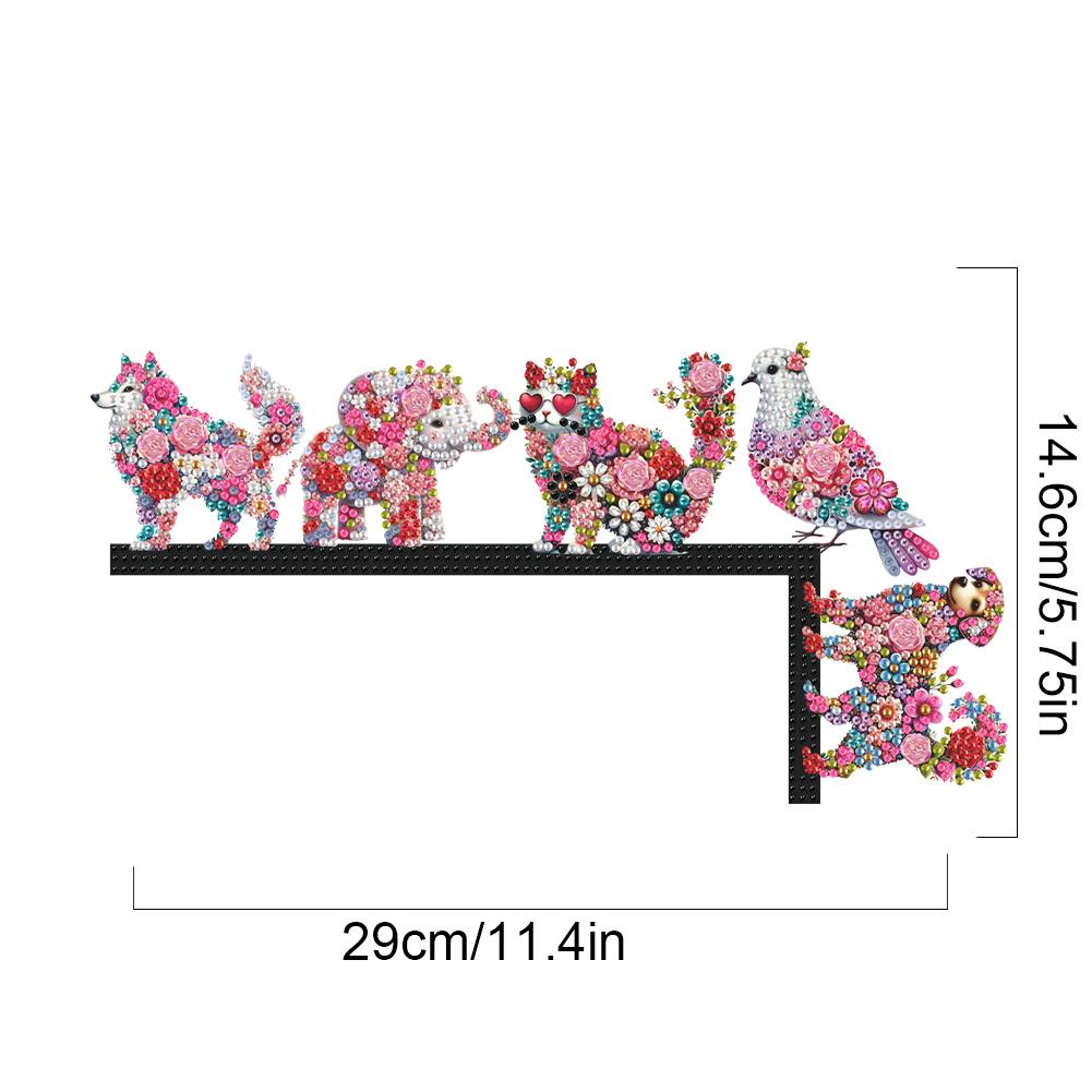 Flowers Animals Rhinestone Door Frame Decor Diamond Art Door Right Angle Sign 5D DIY Wooden Door Topper for Indoor Outdoor Wall
Flowers Animals Rhinestone Door Frame Decor Diamond Art Door Right Angle Sign 5D DIY Wooden Door Topper for Indoor Outdoor Wall