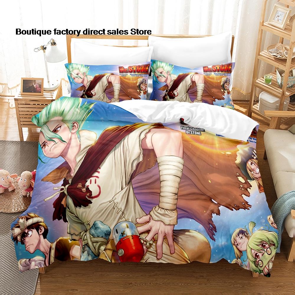 Dr.STONE Bedding Set Single Twin Full Queen King Size Bed Set Kids Bedroom Duvetcover Sets Anime Dr.STONE bed sheets set EU Single(135x200cm)
Dr.STONE Bedding Set Single Twin Full Queen King Size Bed Set Kids Bedroom Duvetcover Sets Anime Dr.STONE bed sheets set EU Single(135x200cm)