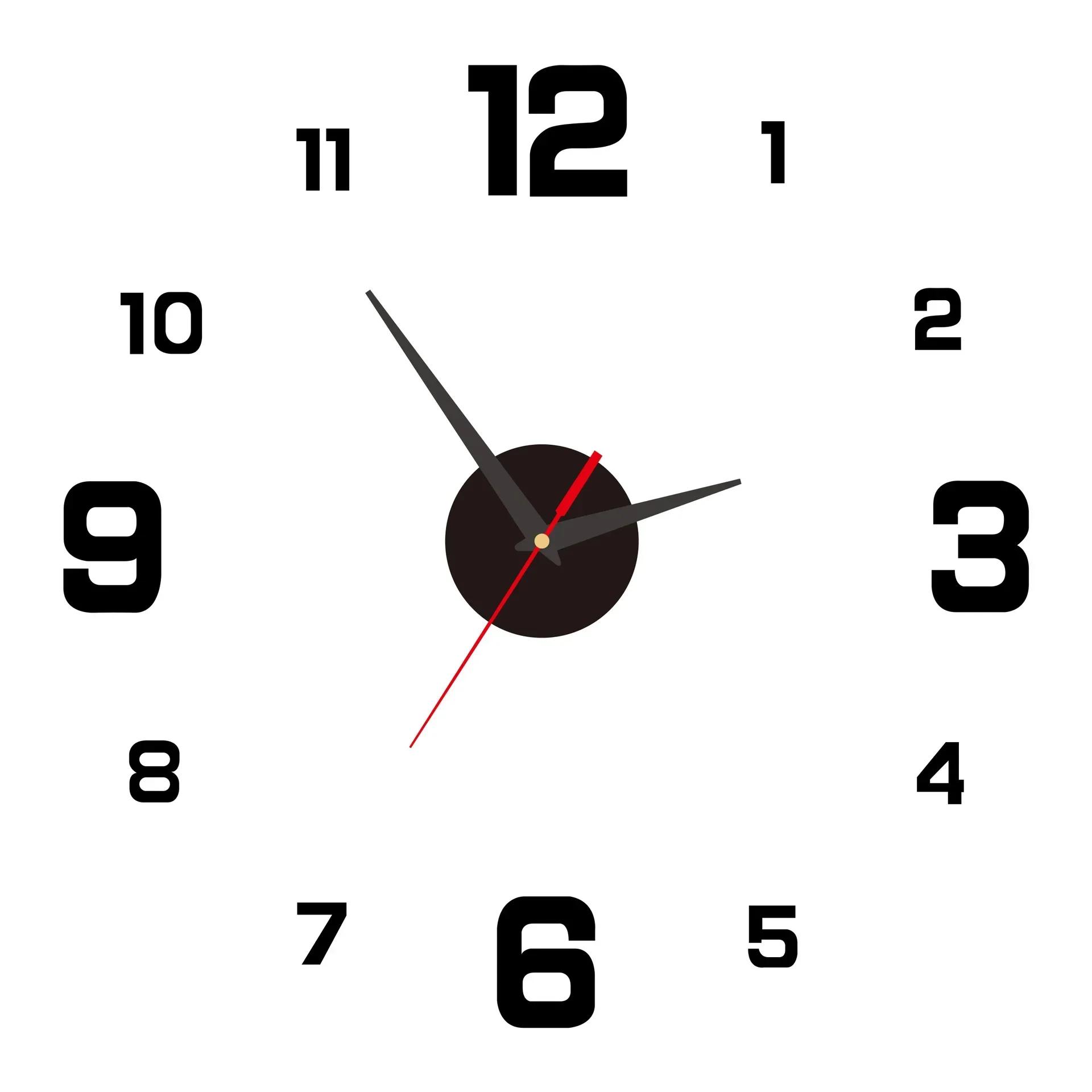 DIY Digital Wall Clock Living Room Watches 40cm/16 Frameless Modern 3D Decoration Mirror Stickers Offices Hotel Dining Art
DIY Digital Wall Clock Living Room Watches 40cm/16 Frameless Modern 3D Decoration Mirror Stickers Offices Hotel Dining Art