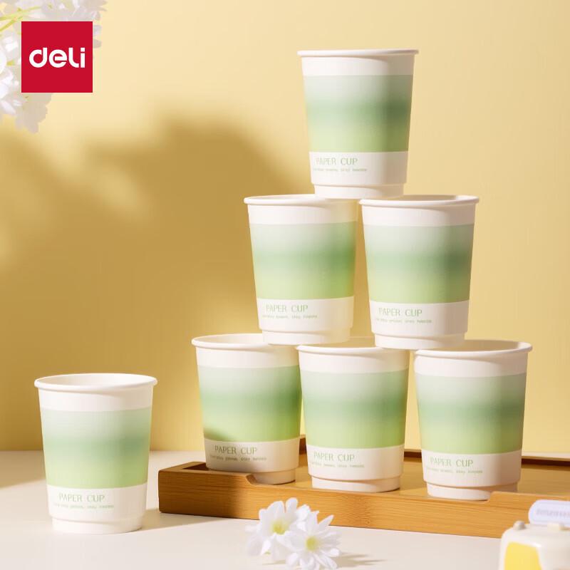 Deli LL237-5A Double-Layer Paper Cups
Deli LL237-5A Double-Layer Paper Cups