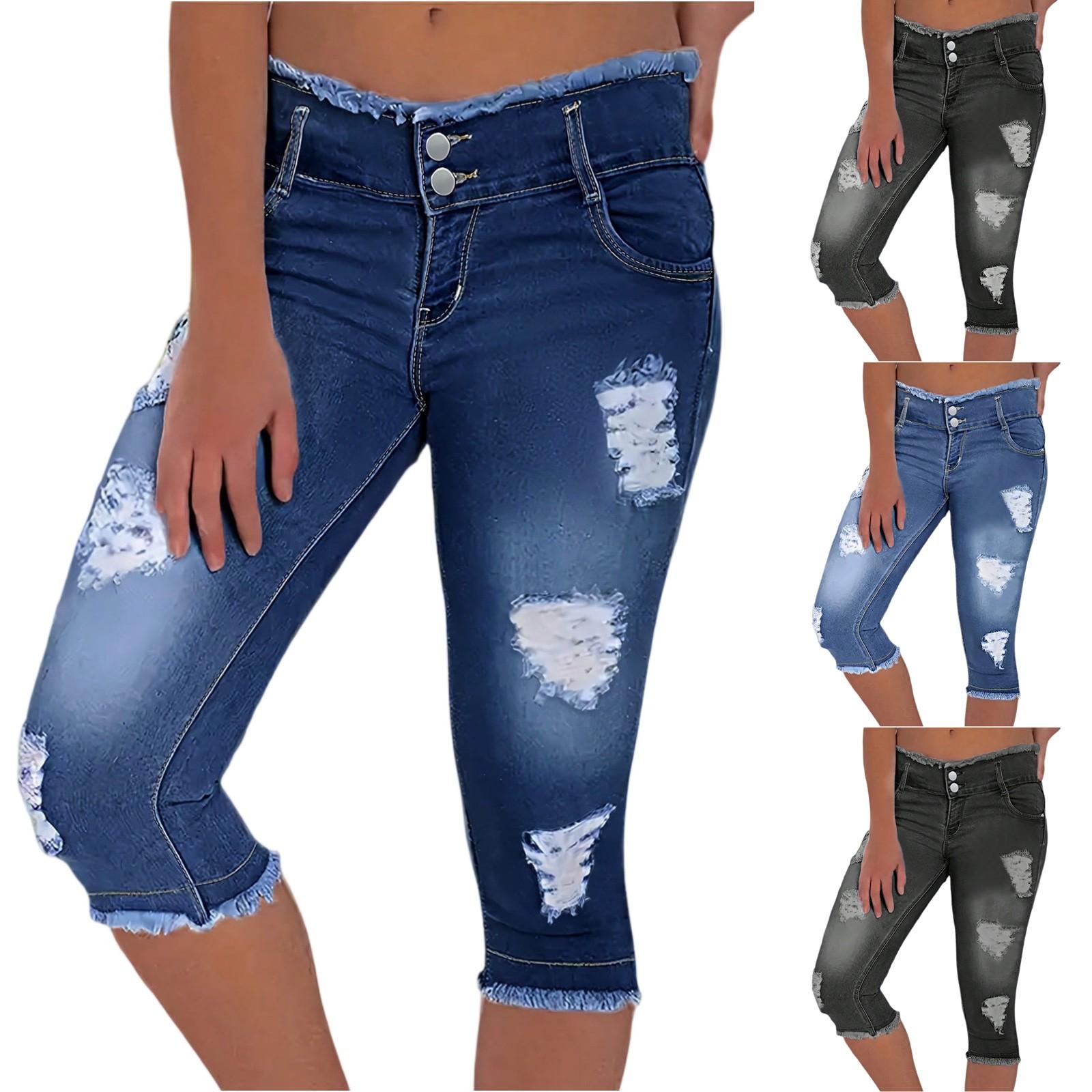 Women s Jeans Retro Solid Color High Waisted Design Cropped Jeans XXL темно-синього кольору
Women s Jeans Retro Solid Color High Waisted Design Cropped Jeans XXL темно-синього кольору