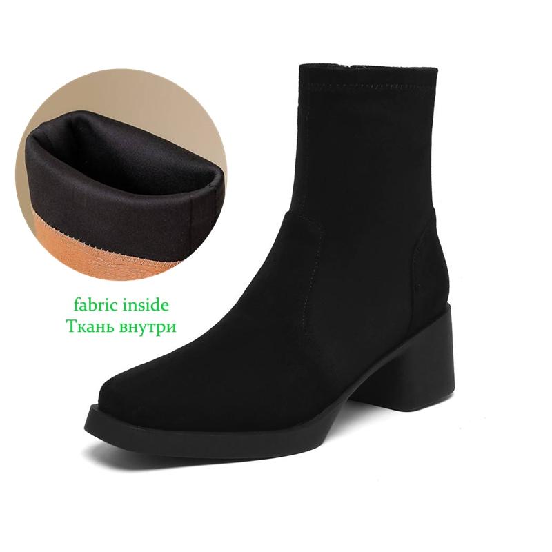 Krazing Pot Flock Winter Round Toe Chunky Heels Platform Boots Women Zipper Retro Elegant Women Ankle Boots 34
Krazing Pot Flock Winter Round Toe Chunky Heels Platform Boots Women Zipper Retro Elegant Women Ankle Boots 34