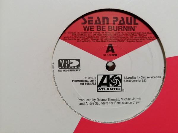 12inch Record SEAN PAUL - We Be Burnin PR301772 Atlantic 2005 US Rap & Hip-Hop/R&B Used
12inch Record SEAN PAUL - We Be Burnin PR301772 Atlantic 2005 US Rap & Hip-Hop/R&B Used