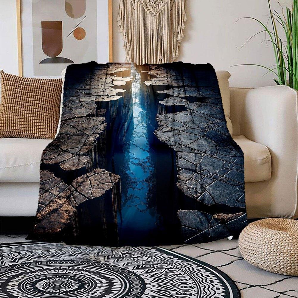 Desert Reflections: Unique Cracked Earth Art Print Blanket Flannel Throw Blanket for Sofa, Bed, Travel, Camping, Office, Couch, Chair, And 150x180cm
Desert Reflections: Unique Cracked Earth Art Print Blanket Flannel Throw Blanket for Sofa, Bed, Travel, Camping, Office, Couch, Chair, And 150x180cm