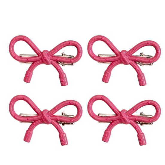 4Pcs Girl Hairpins Korean Style Dot Design Bow Shape Hair Clips Stable Non-slip Side Bang Hair Pins Hair темно-рожевого кольору
4Pcs Girl Hairpins Korean Style Dot Design Bow Shape Hair Clips Stable Non-slip Side Bang Hair Pins Hair темно-рожевого кольору