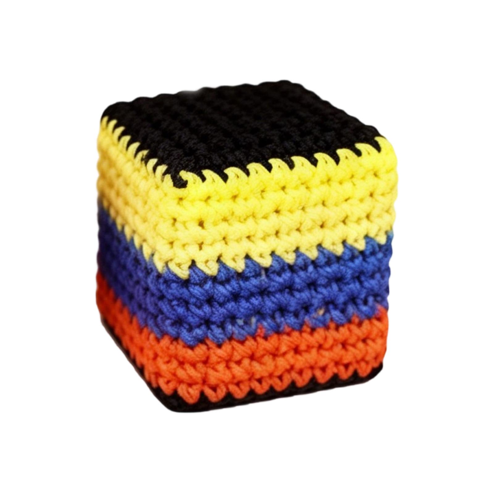 Handmade Square Knitted Bean Bag Soft Durable Filling Small Size for Indoor and Outdoor Use Suitable for Various Games and Activities One Size
Handmade Square Knitted Bean Bag Soft Durable Filling Small Size for Indoor and Outdoor Use Suitable for Various Games and Activities One Size
