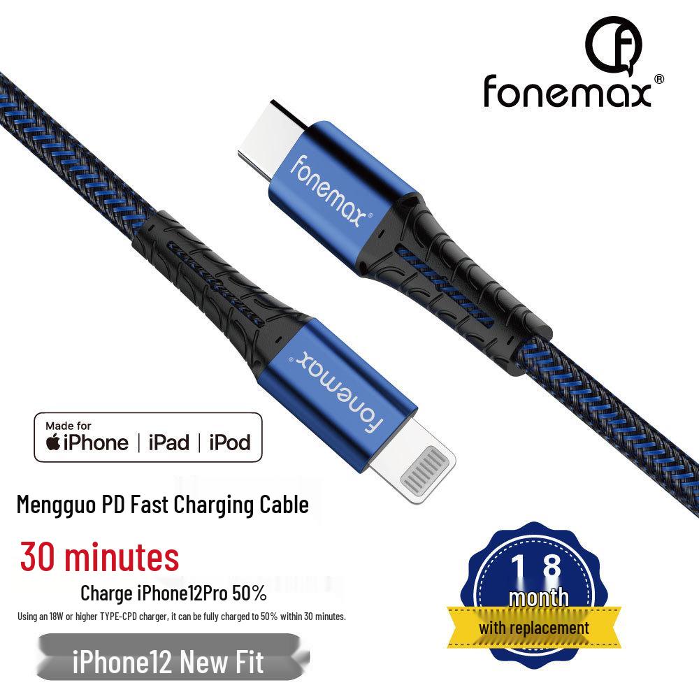 Compatible iPhone 13 PD30W MFi Certified Fast Charge Type-C to Lightning Cable Metal Nylon-C94- Red
Compatible iPhone 13 PD30W MFi Certified Fast Charge Type-C to Lightning Cable Metal Nylon-C94- Red