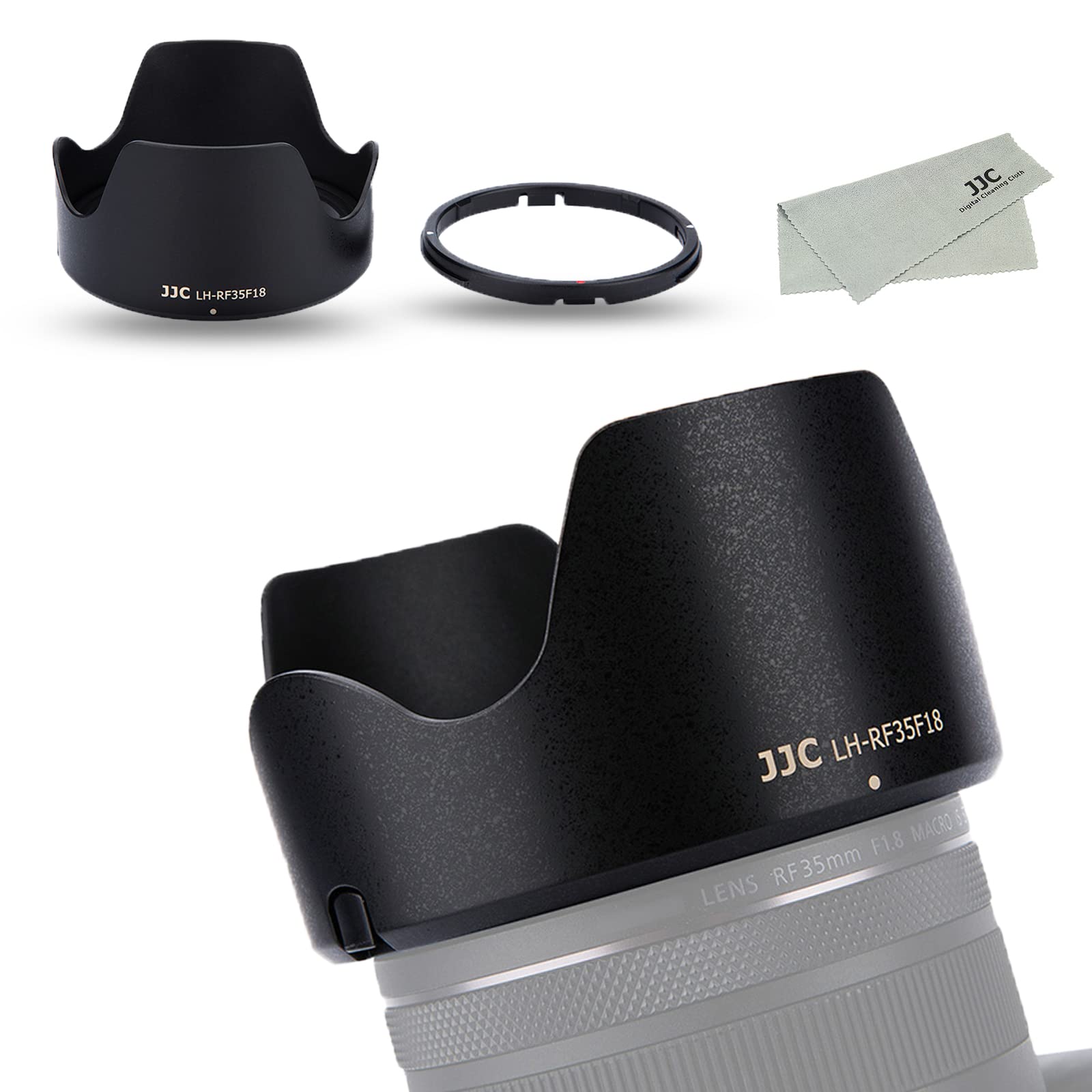 JJC Reversible Lens Hood for Canon RF 35mm MACRO IS STM Compatible with Canon EOS R3 R5 R6 R RP Can Install Protective Filter and Lens Cap F1.8 Lens,
JJC Reversible Lens Hood for Canon RF 35mm MACRO IS STM Compatible with Canon EOS R3 R5 R6 R RP Can Install Protective Filter and Lens Cap F1.8 Lens,