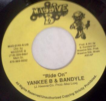 7inch Record YANKEE B. BANDYLE Ride On MAS0140 Massive B US Reggae Ska Dub Used
7inch Record YANKEE B. BANDYLE Ride On MAS0140 Massive B US Reggae Ska Dub Used