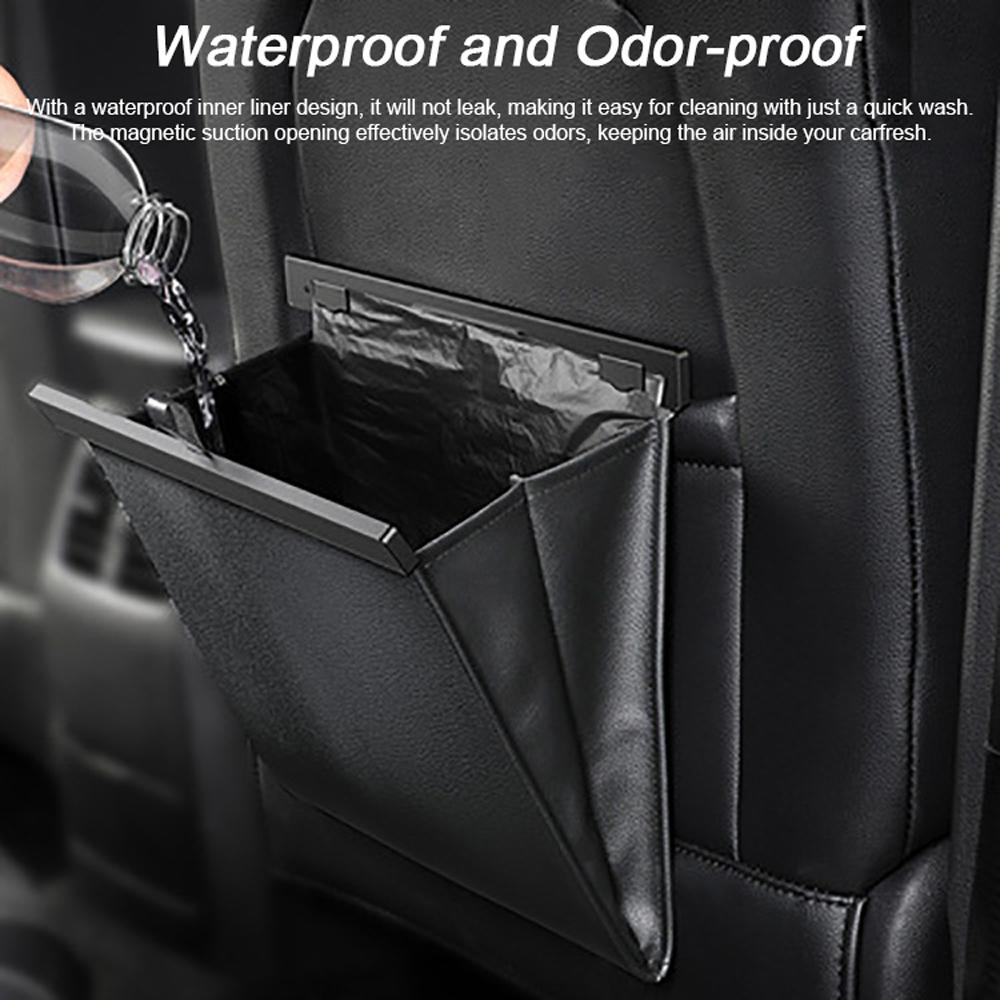 Leather Car Garbage Can Foldable Rear Seat Trashes Can Large Capacity Storage Organizer Waterproof for Car Vehicle чёрный
Leather Car Garbage Can Foldable Rear Seat Trashes Can Large Capacity Storage Organizer Waterproof for Car Vehicle чёрный