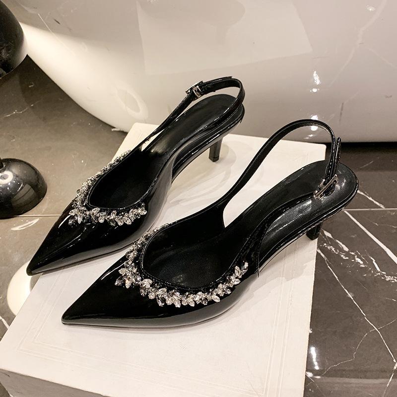 Feng Shui pure desire to drill thin heels sandals banquet pointed new daughter patent leather high heels 2025 autumn light luxury sexy 35 чёрный
Feng Shui pure desire to drill thin heels sandals banquet pointed new daughter patent leather high heels 2025 autumn light luxury sexy 35 чёрный
