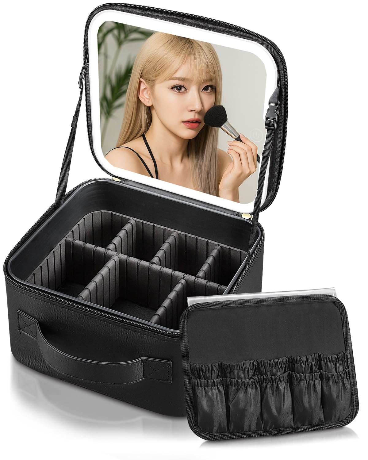 ANNOPE Makeup Box 13cm Holds Lipstick LED Large Professional with Stylish and Cute Cosmetic Storage Case (Black) - Tall, Upright, Mirror, Capacity, чёрный
ANNOPE Makeup Box 13cm Holds Lipstick LED Large Professional with Stylish and Cute Cosmetic Storage Case (Black) - Tall, Upright, Mirror, Capacity, чёрный