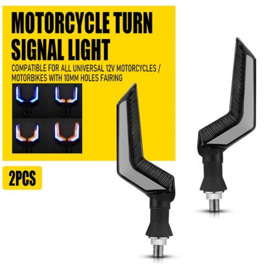 2x Motorcycle Flowing LED Turn Signal Light Indicator Blue Running Daytime Lamp
2x Motorcycle Flowing LED Turn Signal Light Indicator Blue Running Daytime Lamp