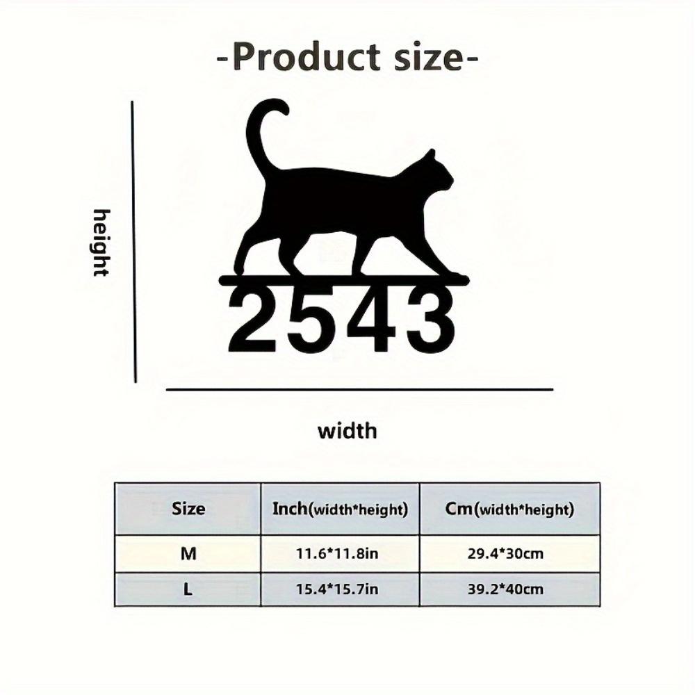 Unique Handcrafted Metal Doorplate Personalized Feline Address Plaque Weatherproof Housewarming Gift 30cm
Unique Handcrafted Metal Doorplate Personalized Feline Address Plaque Weatherproof Housewarming Gift 30cm
