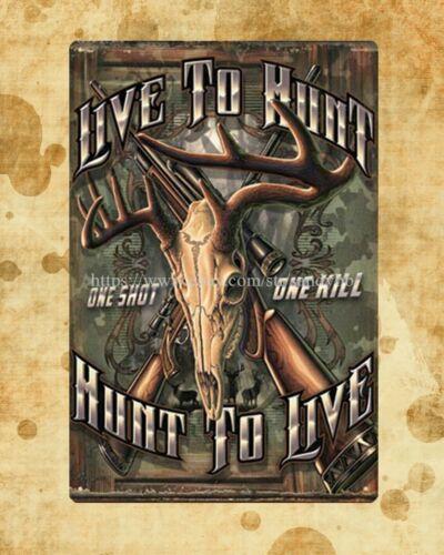 decorative wall plaques LIVE TO HUNT metal tin signAluminum 20x30cm(7.8x11.8inch)
decorative wall plaques LIVE TO HUNT metal tin signAluminum 20x30cm(7.8x11.8inch)