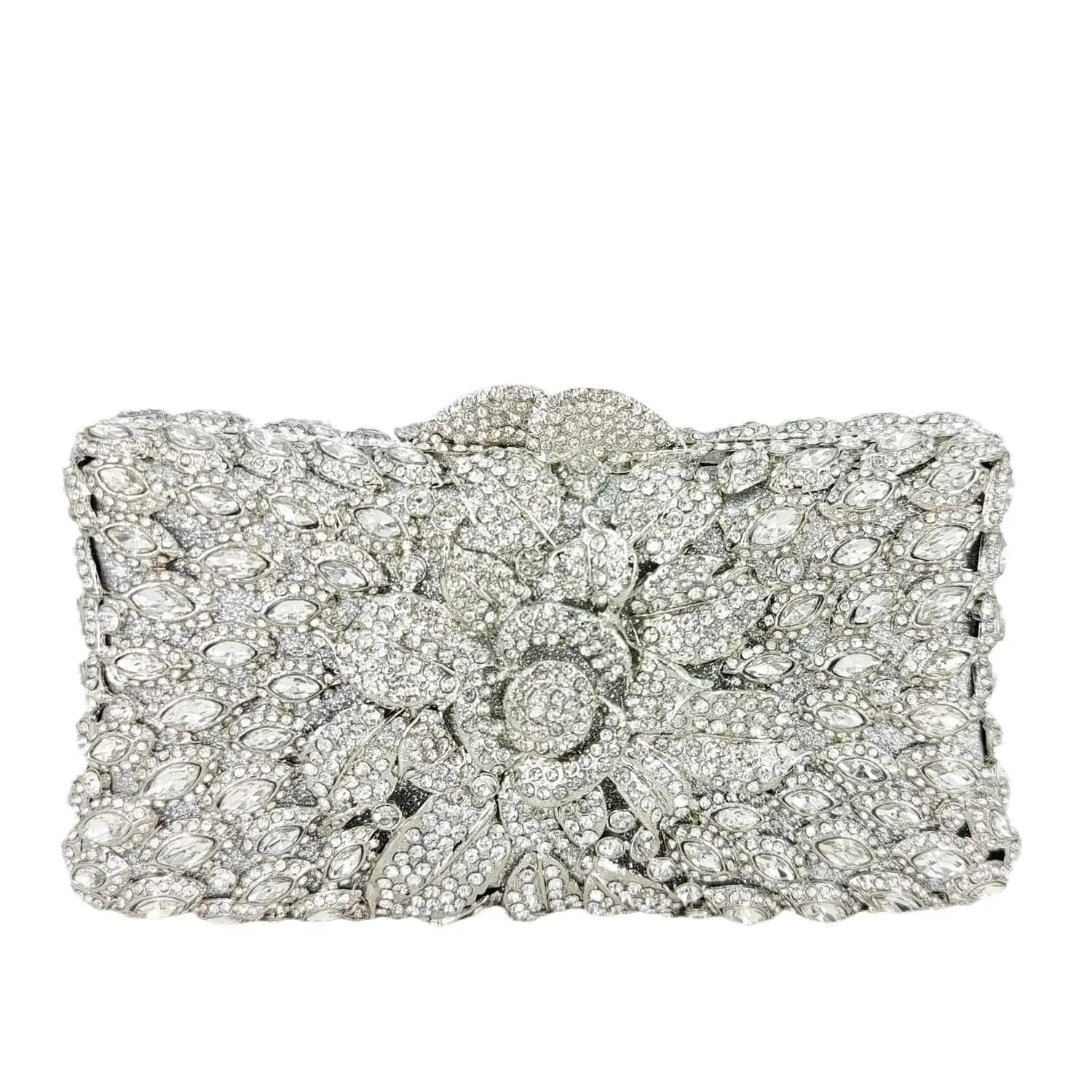 Boutique De FGG Flower Clutch Purses for Women Formal, Rhinestone Clutch Evening Bags and Clutches, Wedding Party Minaudiere Bag Mini Clutch
Boutique De FGG Flower Clutch Purses for Women Formal, Rhinestone Clutch Evening Bags and Clutches, Wedding Party Minaudiere Bag Mini Clutch