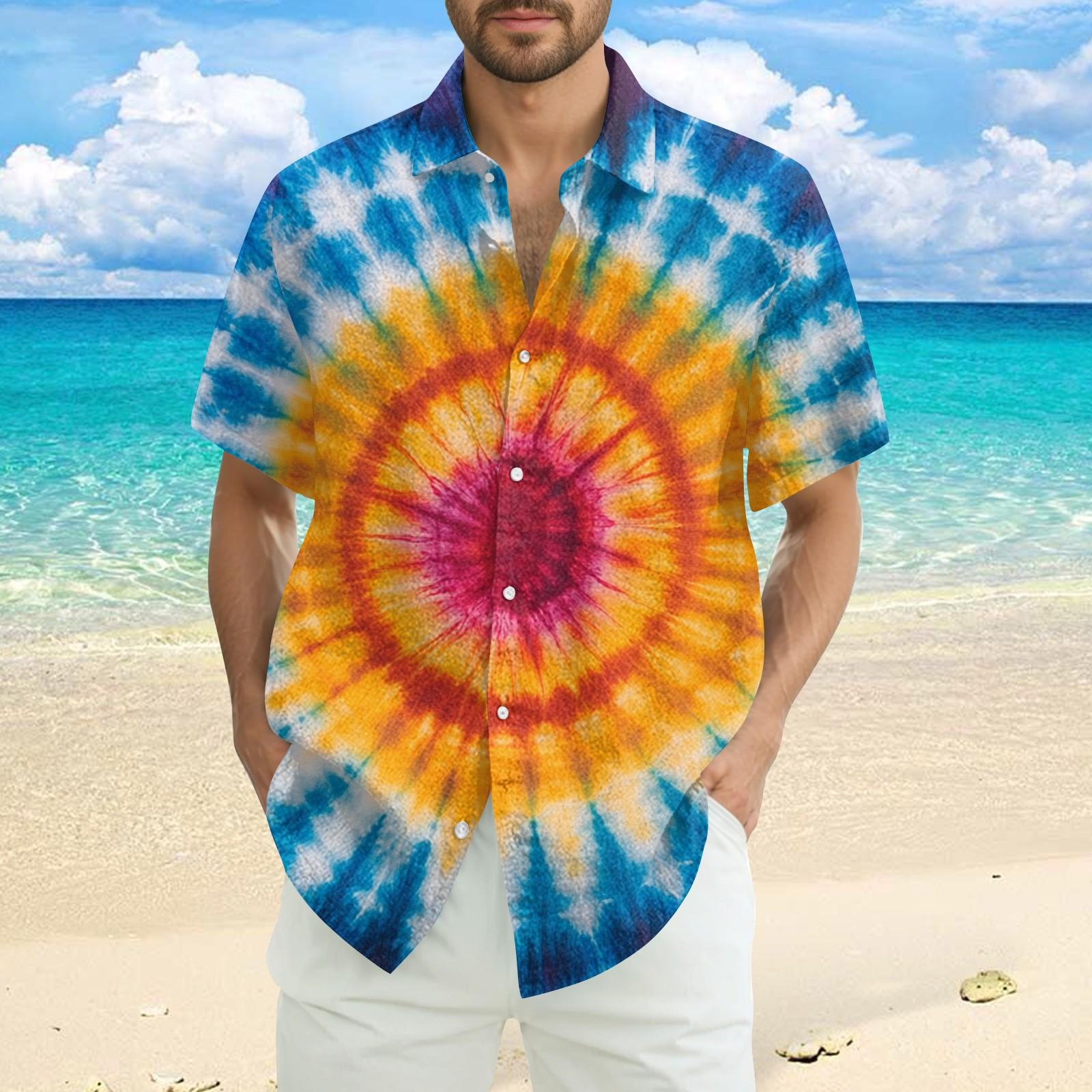 Men s Fashion Loose Tie- Printed Short Sleeve Beach Shirt XL
Men s Fashion Loose Tie- Printed Short Sleeve Beach Shirt XL