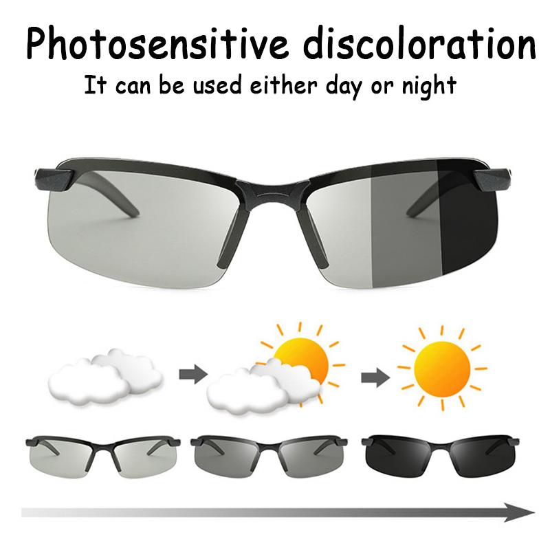 Фотохромные поляризационные солнцезащитные очки UV400 для мужчин и женщин, унисекс, очки для рыбалки, вождения, ретро, повседневные, портативные
Фотохромные поляризационные солнцезащитные очки UV400 для мужчин и женщин, унисекс, очки для рыбалки, вождения, ретро, повседневные, портативные