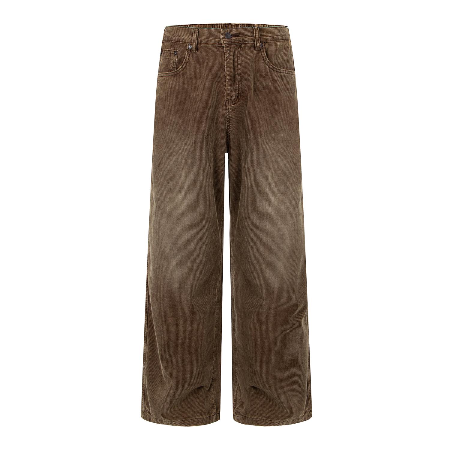 Unisex Washed Distressed Corduroy Pants with Elastic Waistband in 4 Colors XS кавовий
Unisex Washed Distressed Corduroy Pants with Elastic Waistband in 4 Colors XS кавовий