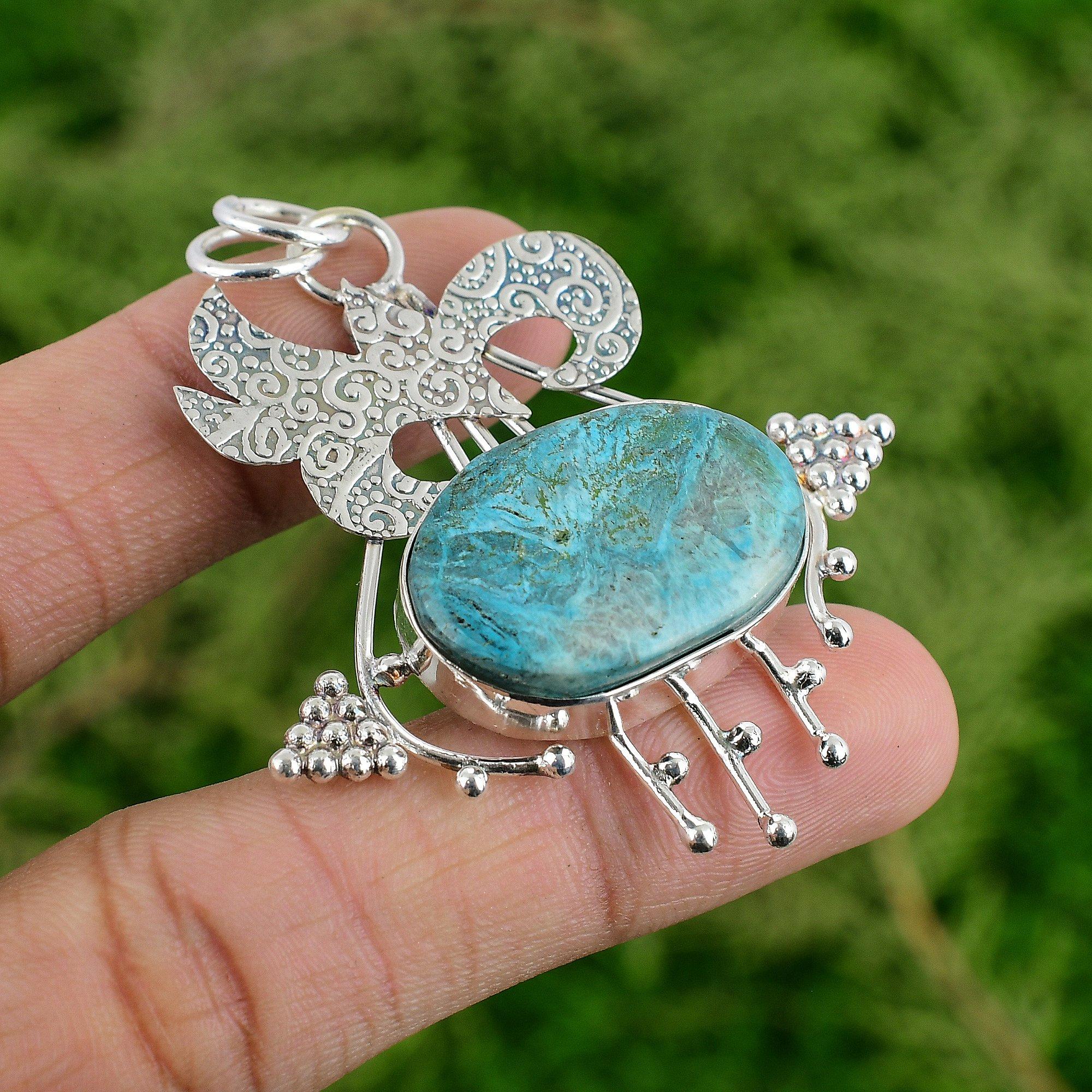 Подвеска из стерлингового серебра с шаттукитом в безеле, ручной работы, в стиле ар-деко
Подвеска из стерлингового серебра с шаттукитом в безеле, ручной работы, в стиле ар-деко