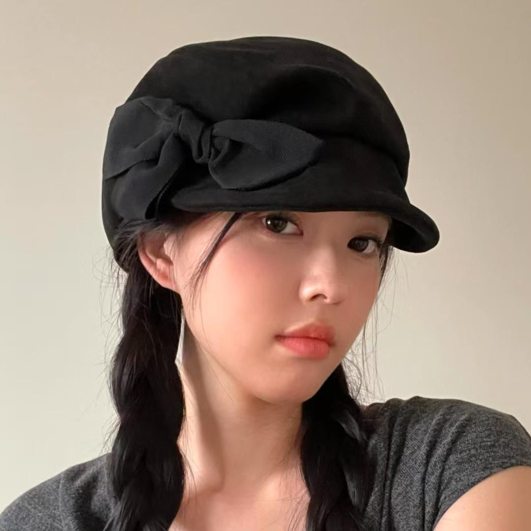 Black Bow Beret Hat for Women Spring Autumn Winter British Style Octagonal Newsboy Hat Artist Painter Soft Brim Peaked Cap чёрный
Black Bow Beret Hat for Women Spring Autumn Winter British Style Octagonal Newsboy Hat Artist Painter Soft Brim Peaked Cap чёрный