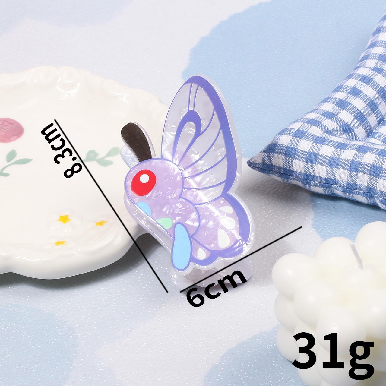 Pocket Monsters Butterfly Hair Claw Clips Cartoon Anime Design for Women & Girls Valentine Gift
Pocket Monsters Butterfly Hair Claw Clips Cartoon Anime Design for Women & Girls Valentine Gift